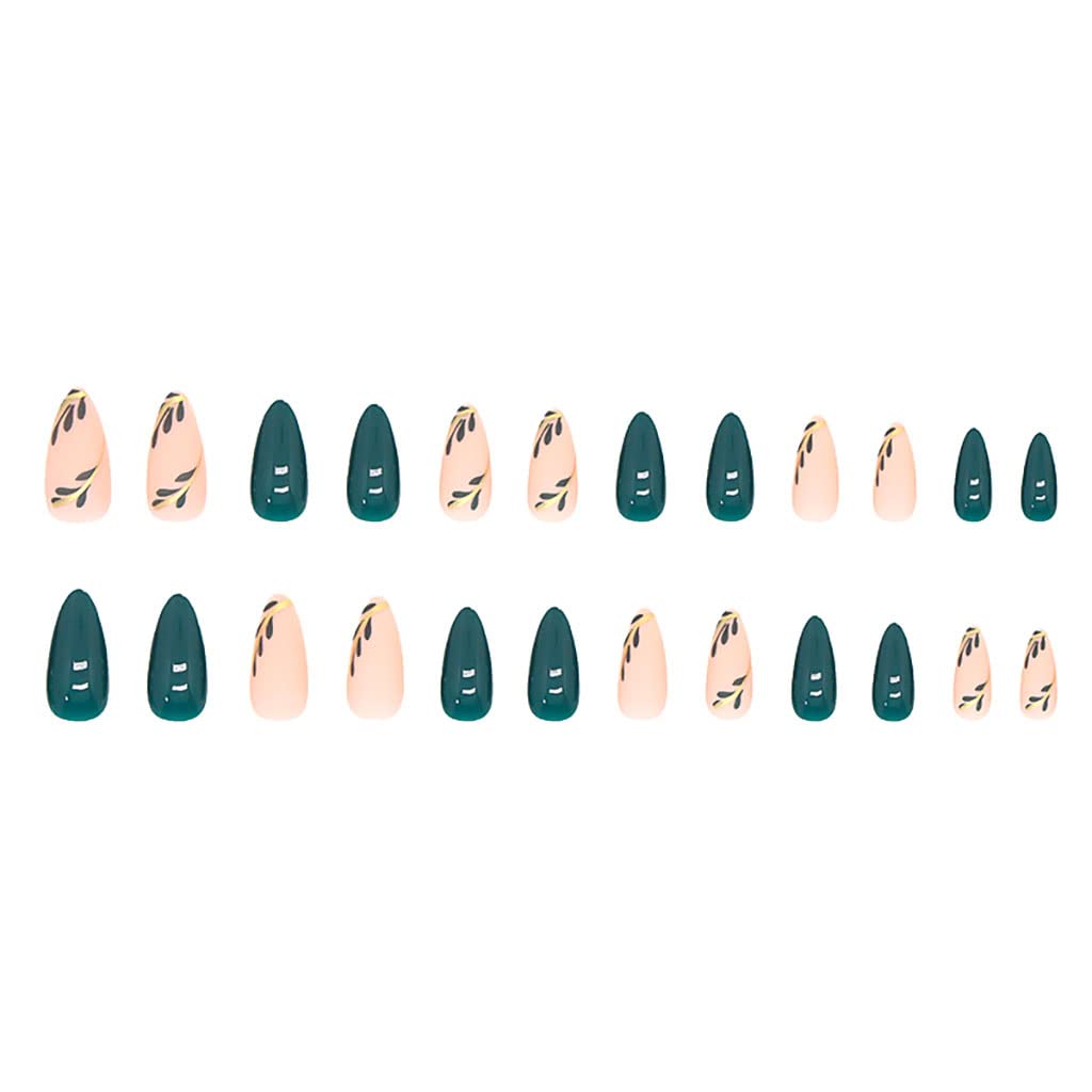 RikView contenido del empaque con 24 uñas y adhesivos de gel.