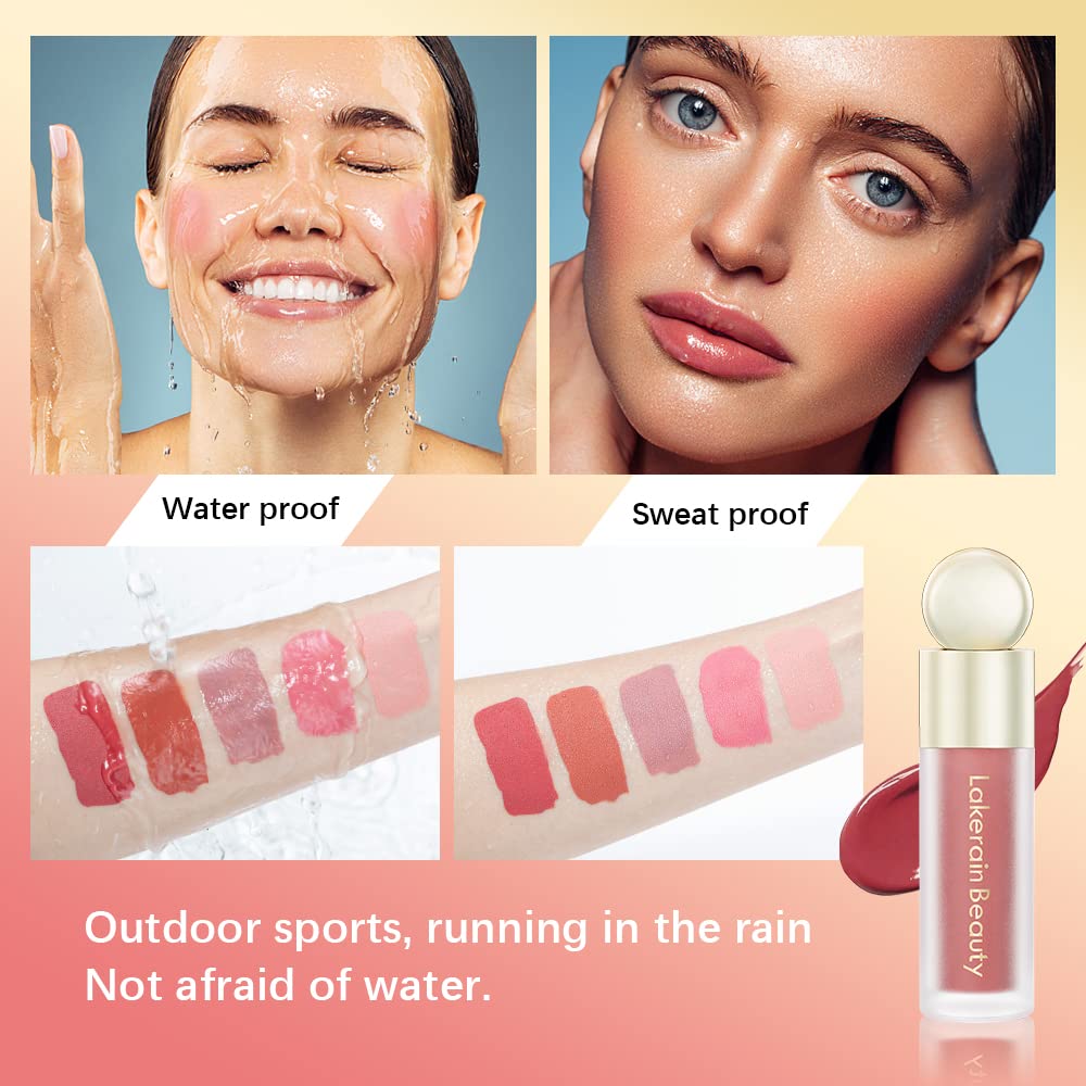 RILIMIOO líquido blush acabado luminoso para look fresco