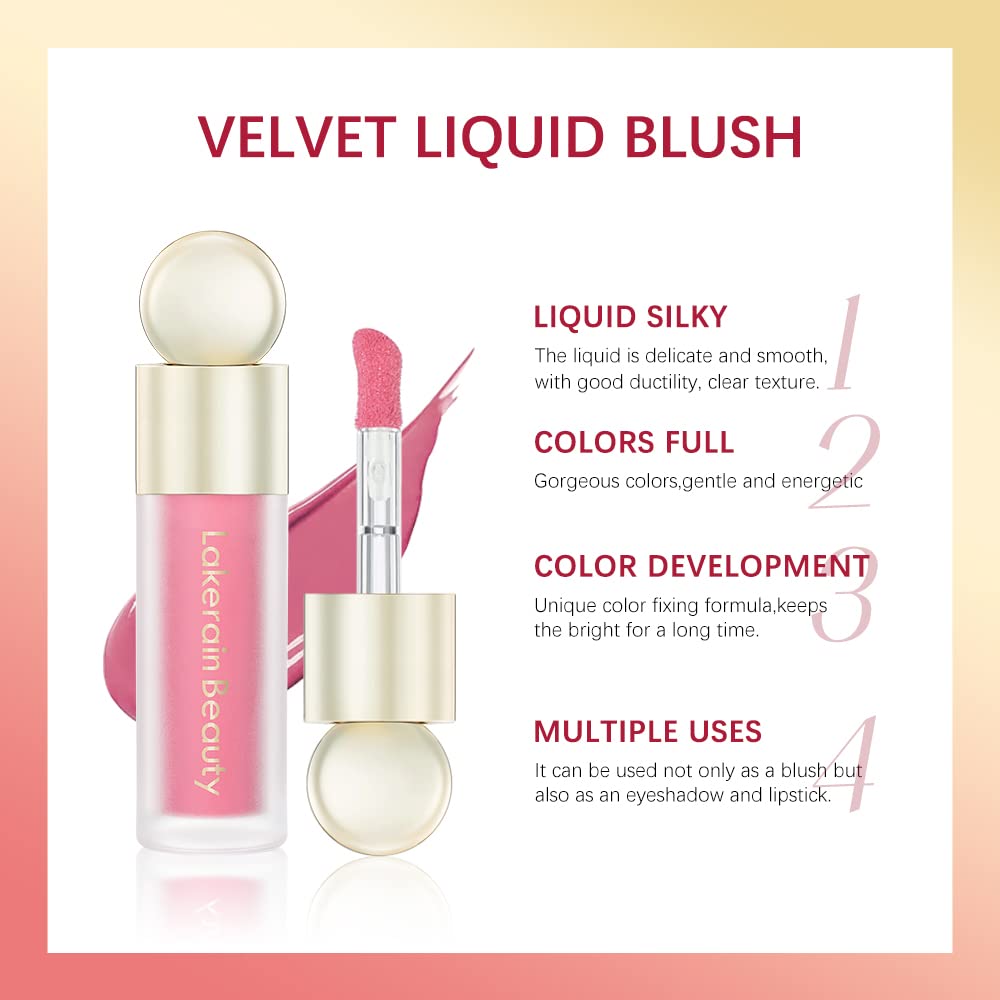 RILIMIOO líquido blush cinco tonos para todas las tonalidades
