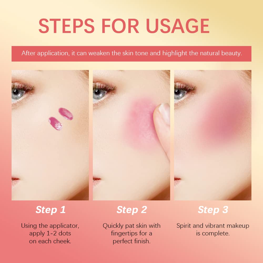 RILIMIOO líquido blush resistente al sudor y al agua