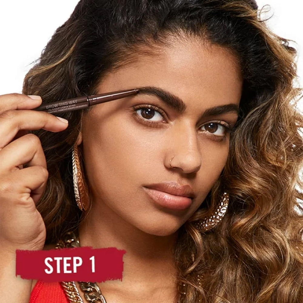 Rimmel tono oscuro 003 para cejas más definidas y naturales.