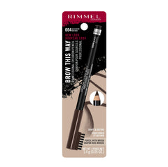 Rimmel Brow This Way: trazo corto para un look natural y definido.