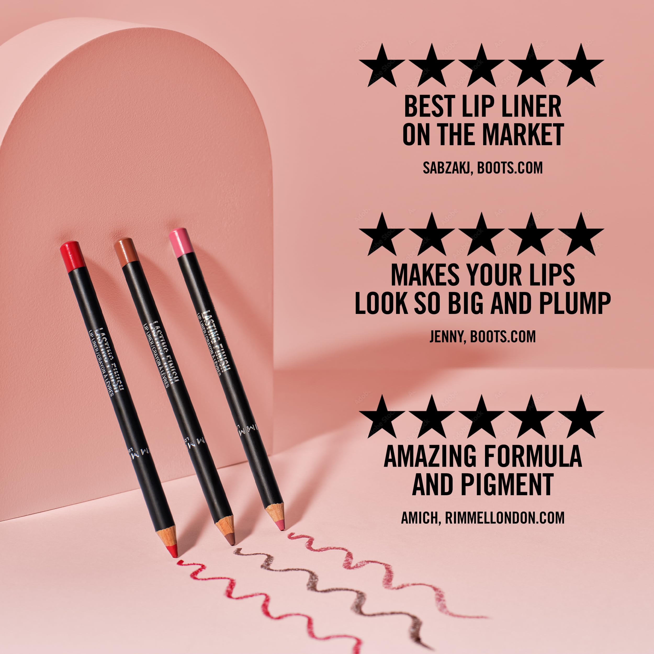 Delineador Rimmel Ms.Mauve se puede afilar para trazos limpios