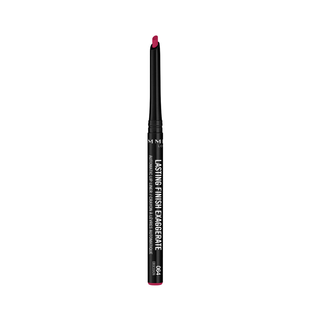 Rimmel Exaggerate lapiz automático: delineado preciso y duradero para los labios.