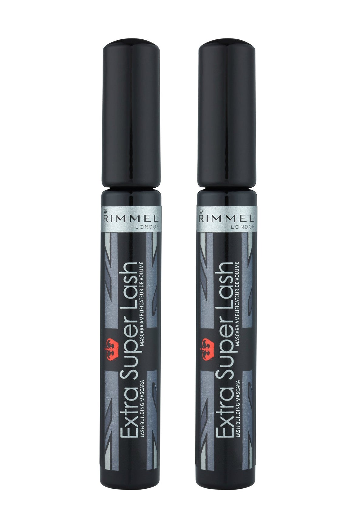 Rimmel Extra Super Pestañas Negra en aplicación suave para pestañas definidas
