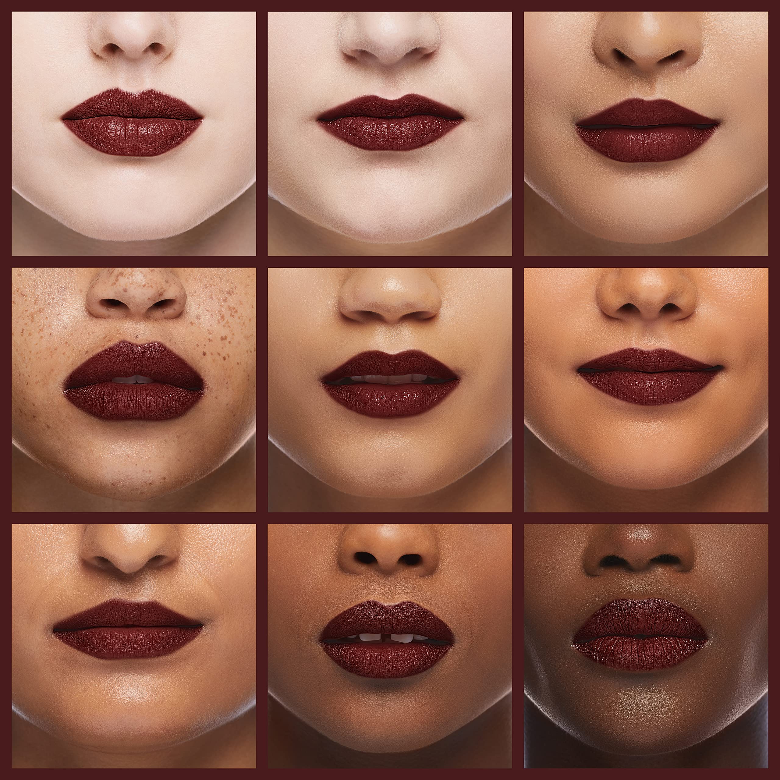 Rimmel labial bordo textura cremosa vegana para comodidad durante todo el día
