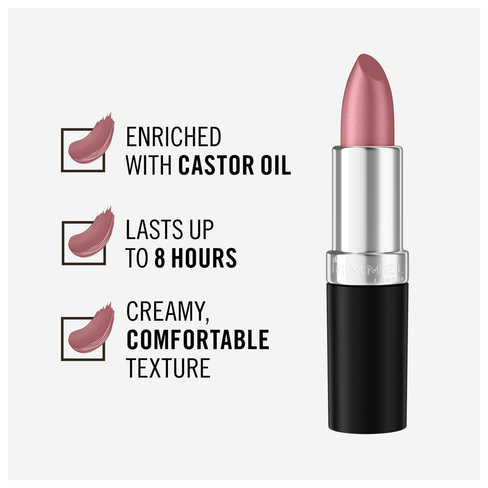 Rimmel Candy labial, textura sedosa para aplicación suave.