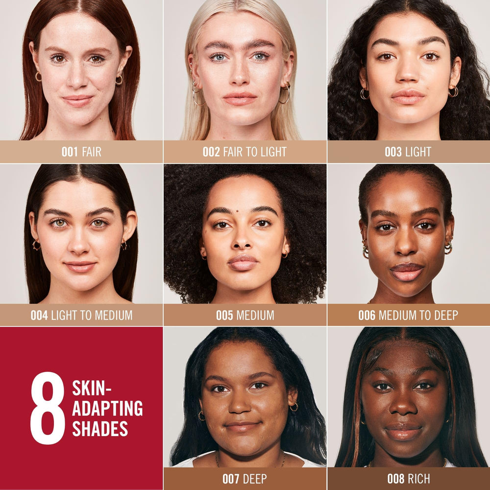 Rimmel presenta textura ligera que se integra con la base sin apelmazar.