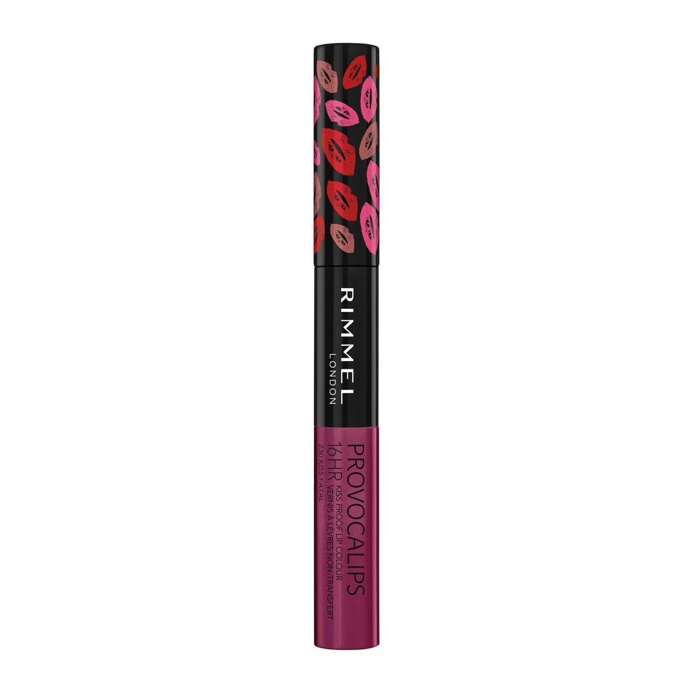 Rimmel Provocalips envase compacto para retoques rápidos.