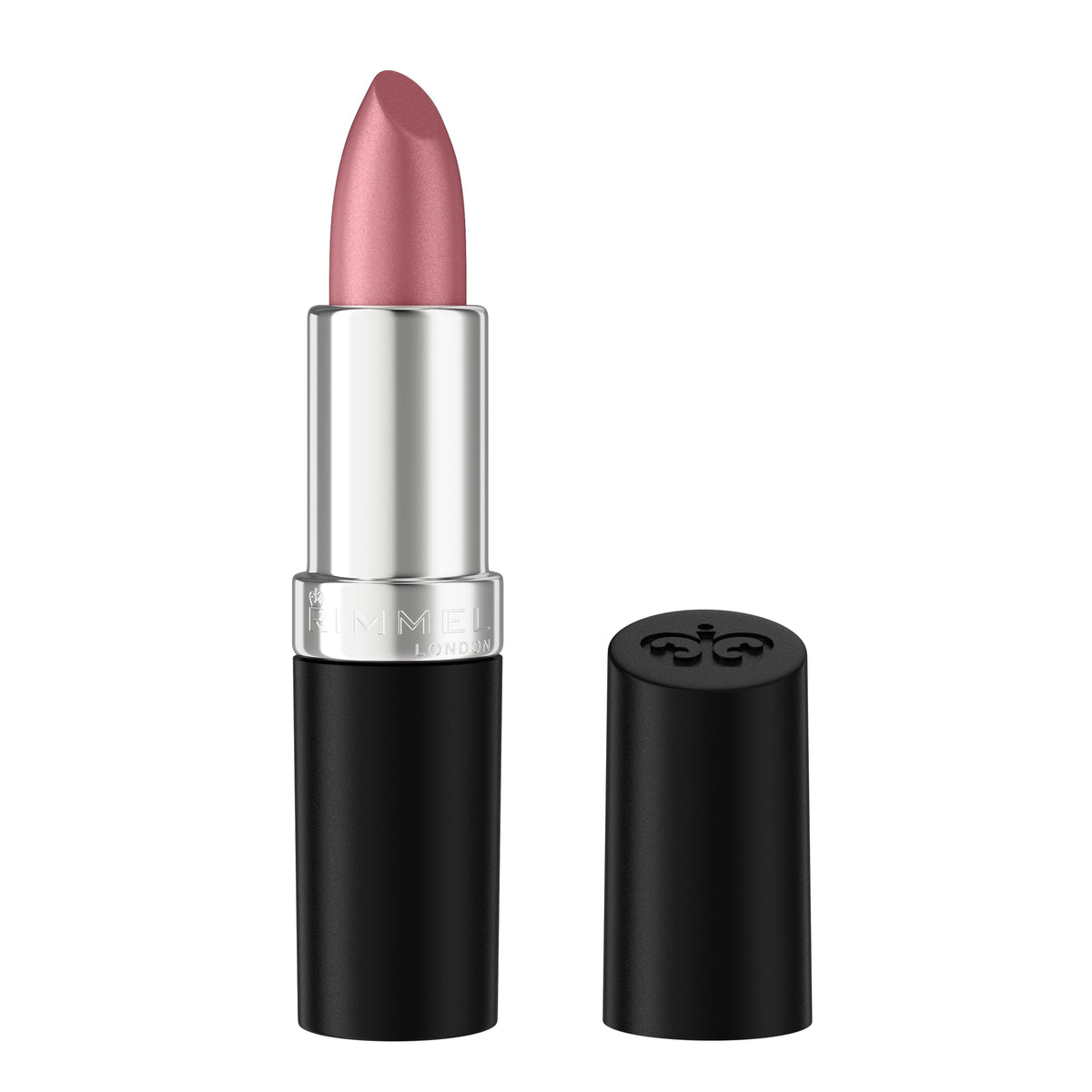 Rimmel Rosetto labial, aplicación suave para un color uniforme y acabado brillante.