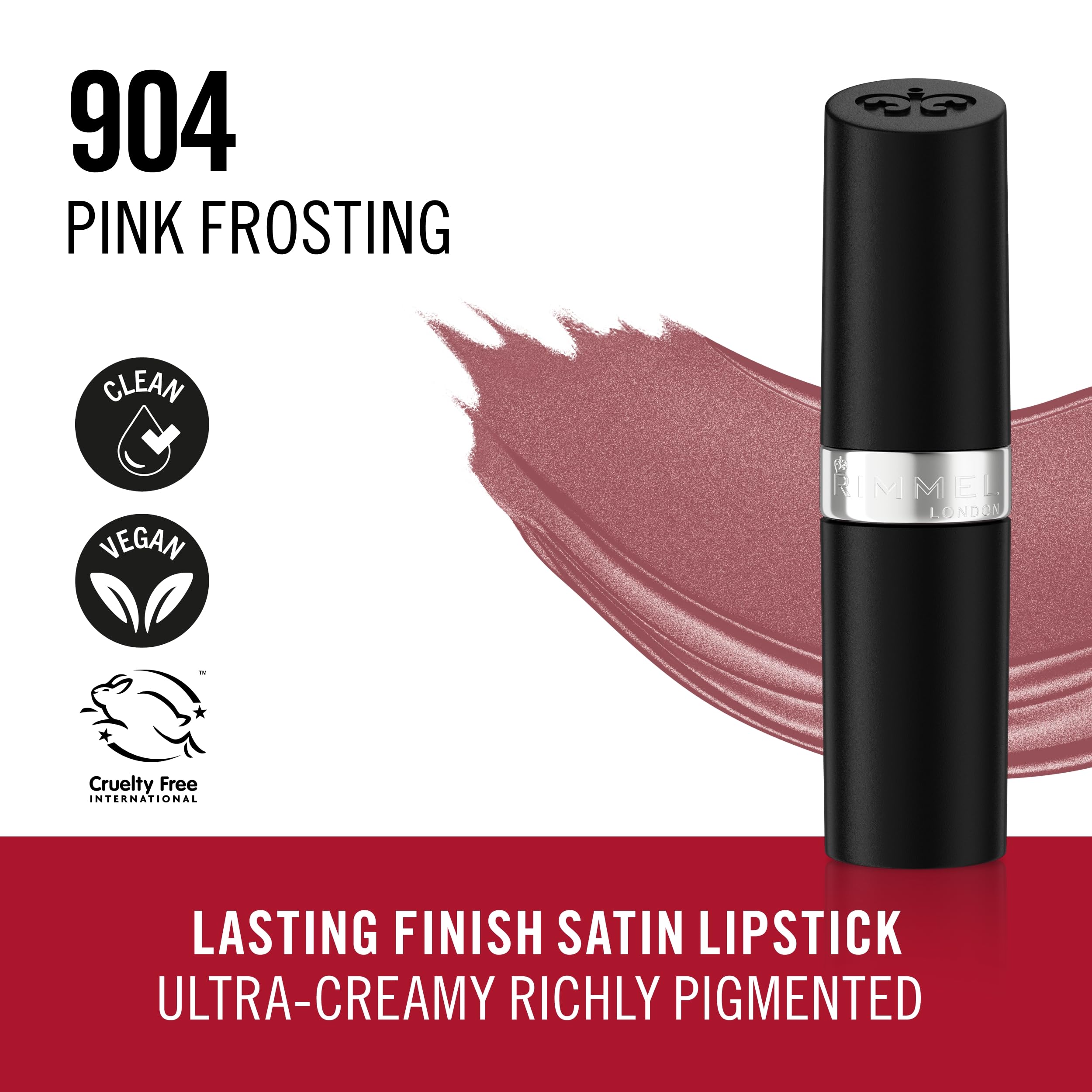 Rimmel Rosetto labial, seis tonos suaves para uso diario.