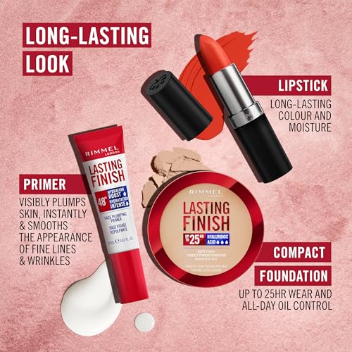 Rimmel Rosetto labial, textura cremosa que facilita la aplicación y deslizamiento.