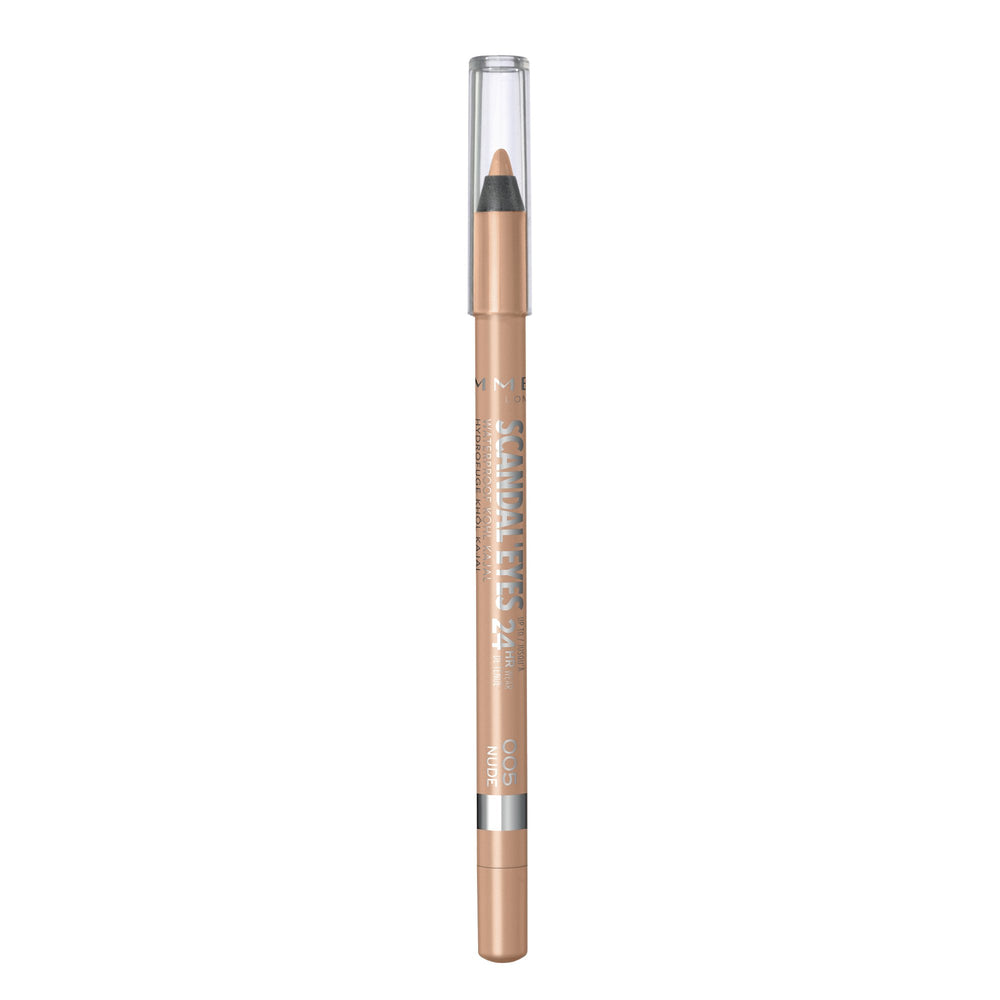 Rimmel Scandaleyes delineador-kajal nude 005, punta suave para trazos precisos.