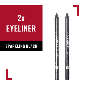 Rimmel Scandaleyes Kajal, aplicación cremosa, trazos suaves para delineado definido.