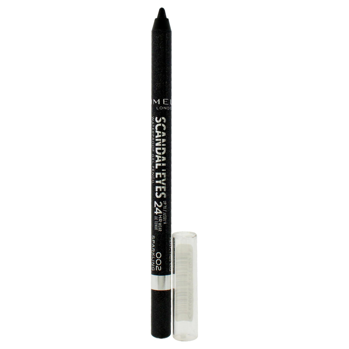 Rimmel Scandaleyes Sparkling Black, kajal gel impermeable para delineado intenso