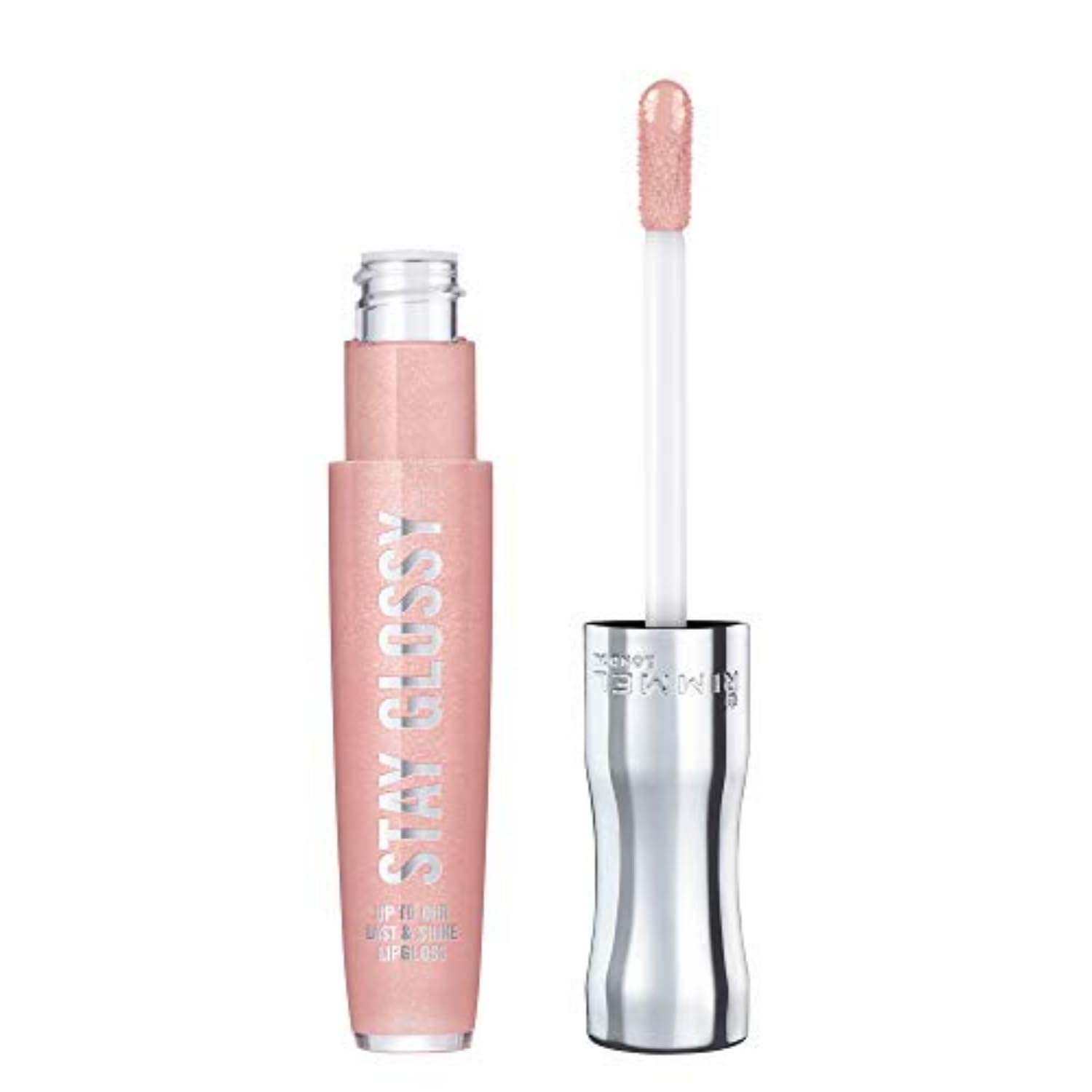 Rimmel Stay Glossy empaque compacto para retoques diarios