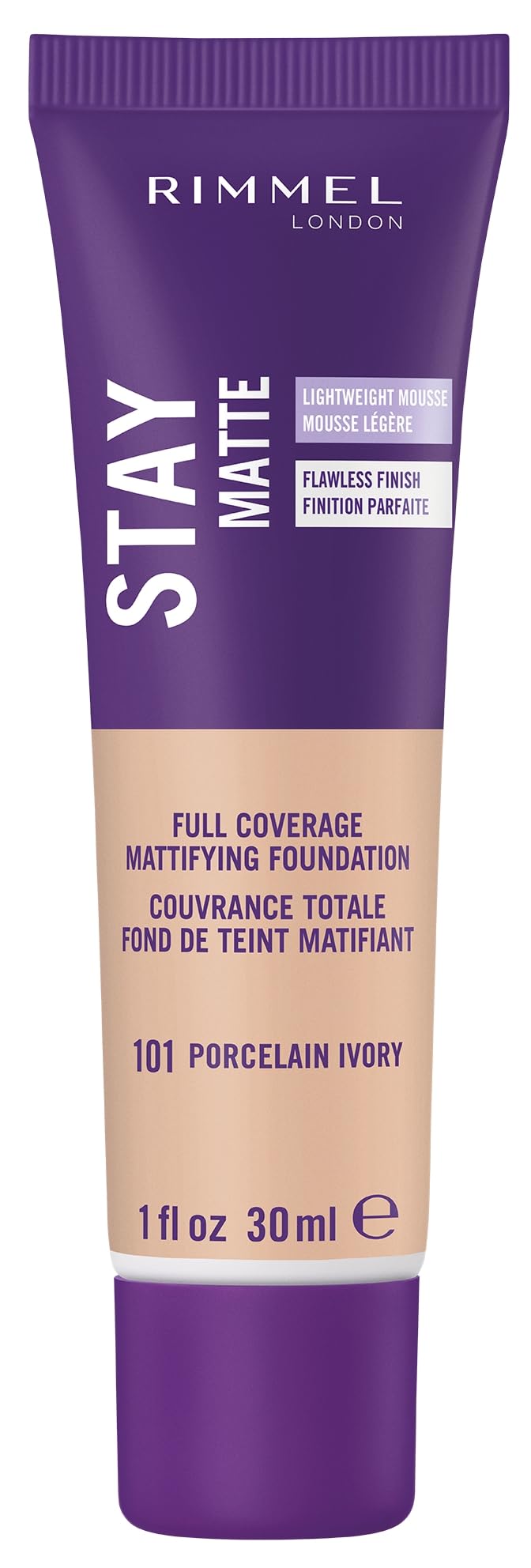 Rimmel Stay Matte Mousse envase compacto para acabado mate duradero
