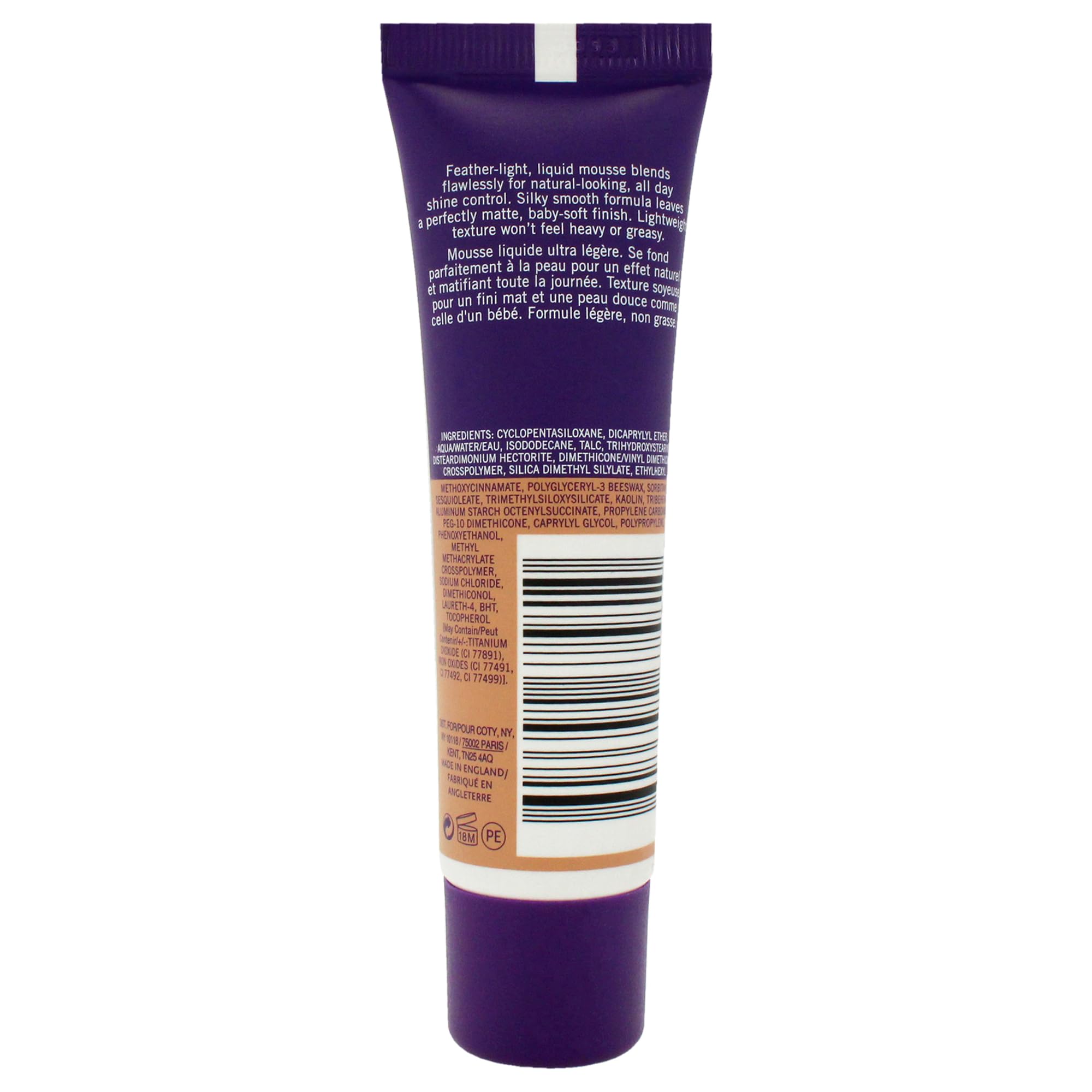 Rimmel Stay Matte Liquid Mousse 203 True Beige, textura aireada para aplicación suave