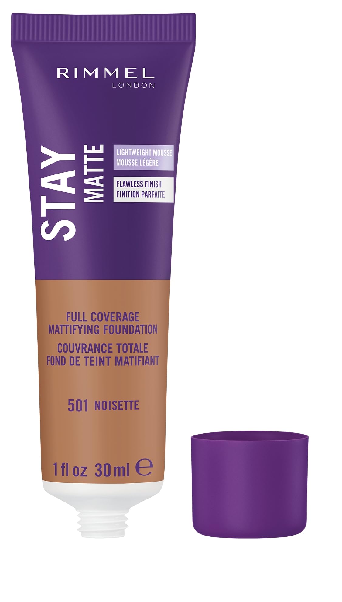 Rimmel Stay Matte Liquid Mousse, acabado mate ideal para piel grasa o mixta.