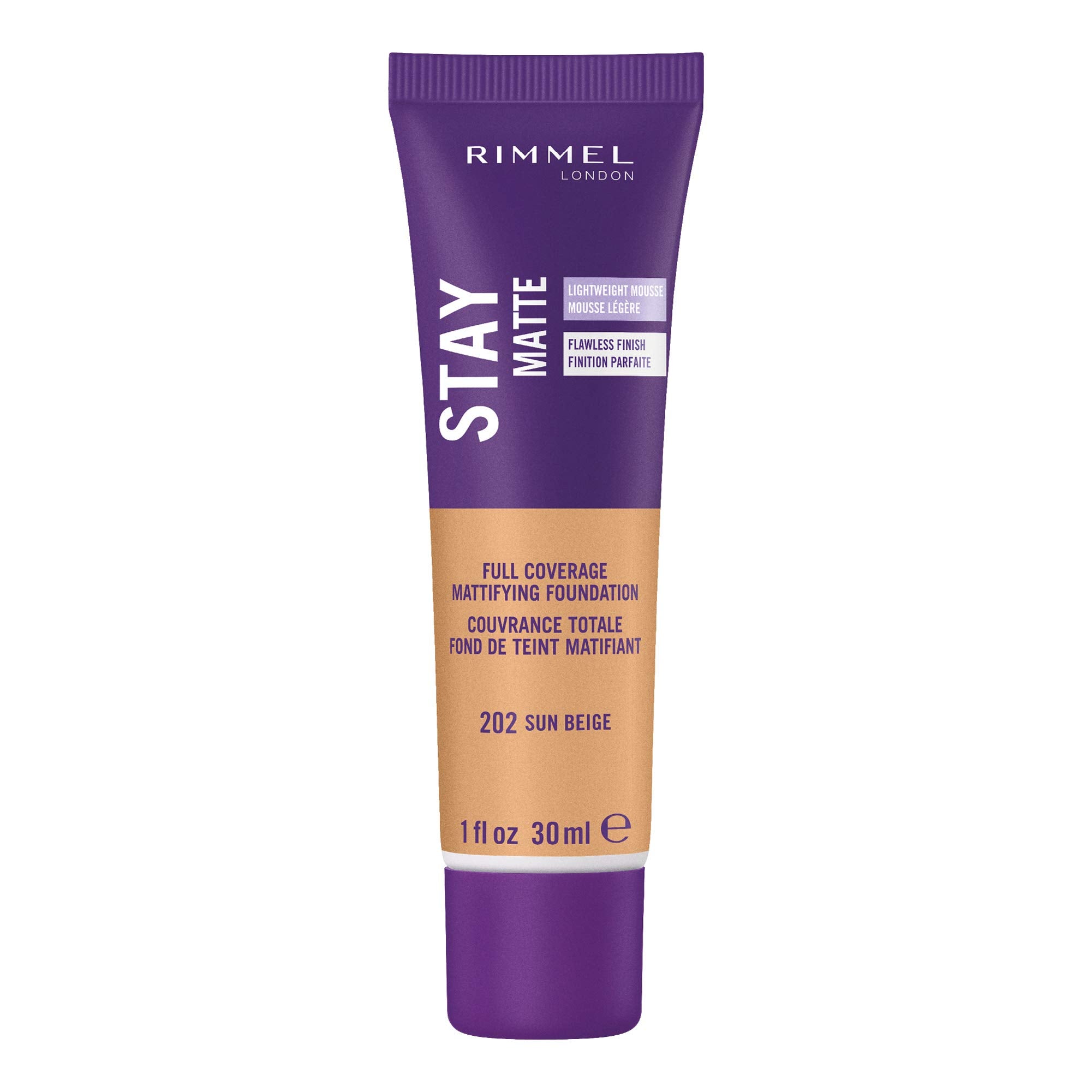 Rimmel Stay Matte Mousse, base mate suave para una aplicación uniforme.