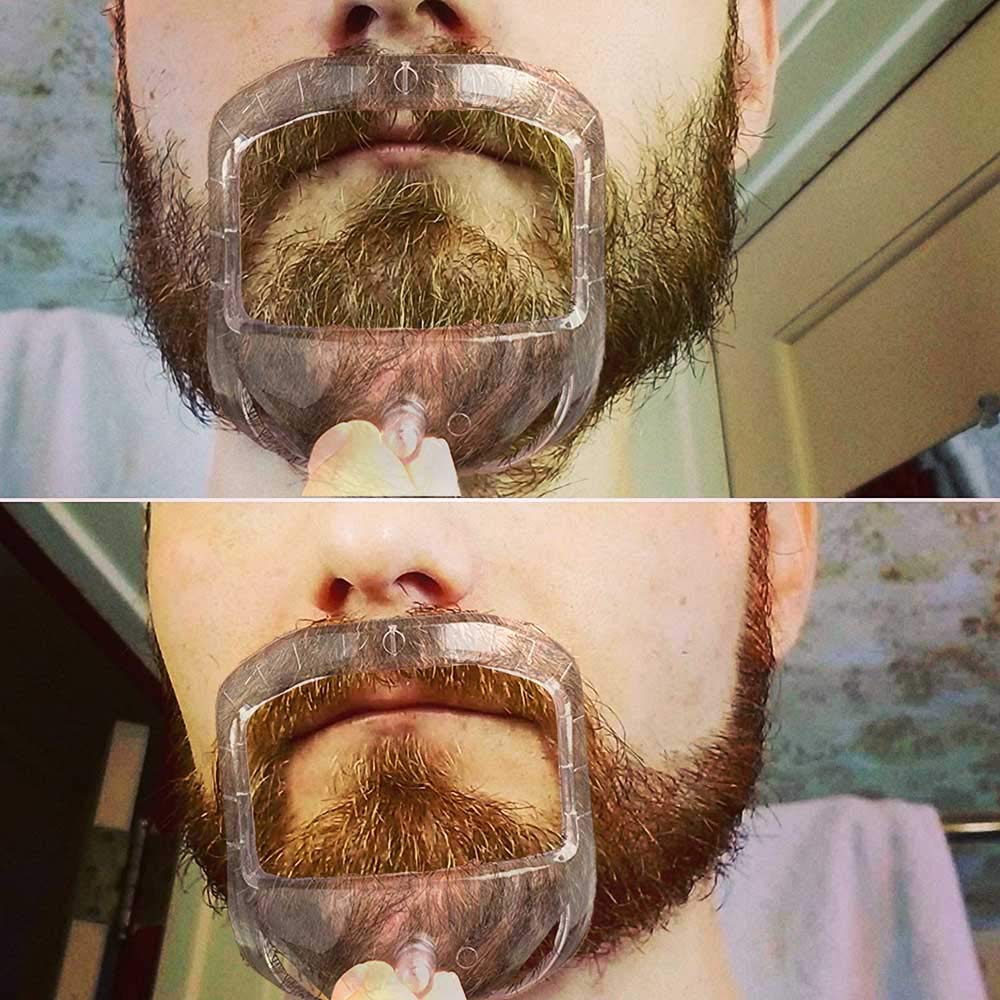 RIMOL Plantilla facial con contorno y líneas de referencia para simetría.