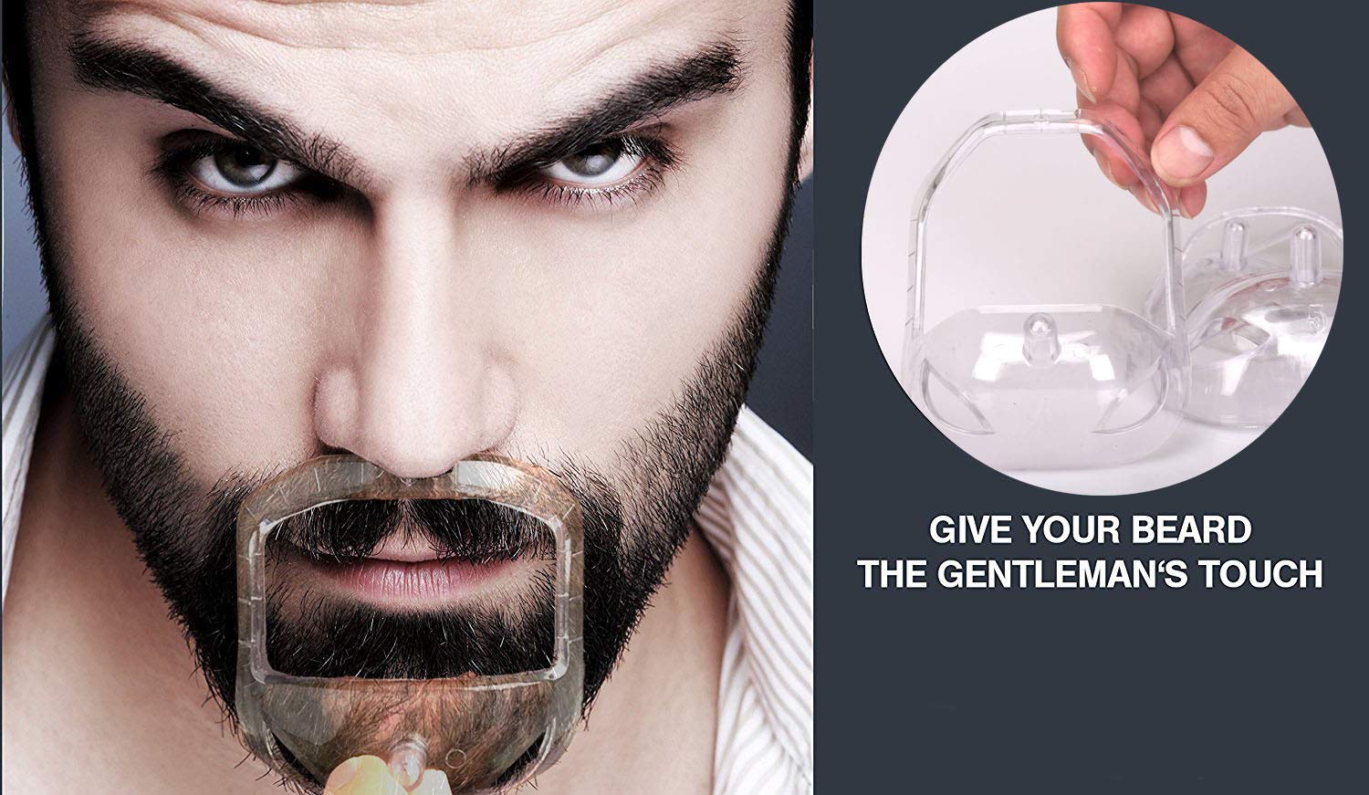 RIMOL Guía con cinco tallas para ajuste preciso de la barba y bigote.