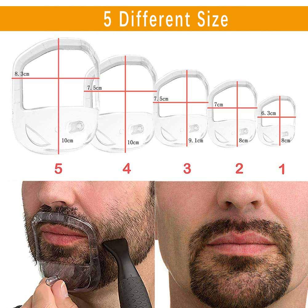 RIMOL Guía en acción para definir perfil de barba y bigote con precisión.