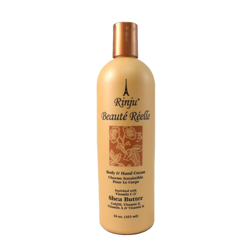Rinju Beaute Reelle loción para manos y cuerpo en frasco, hidratación suave