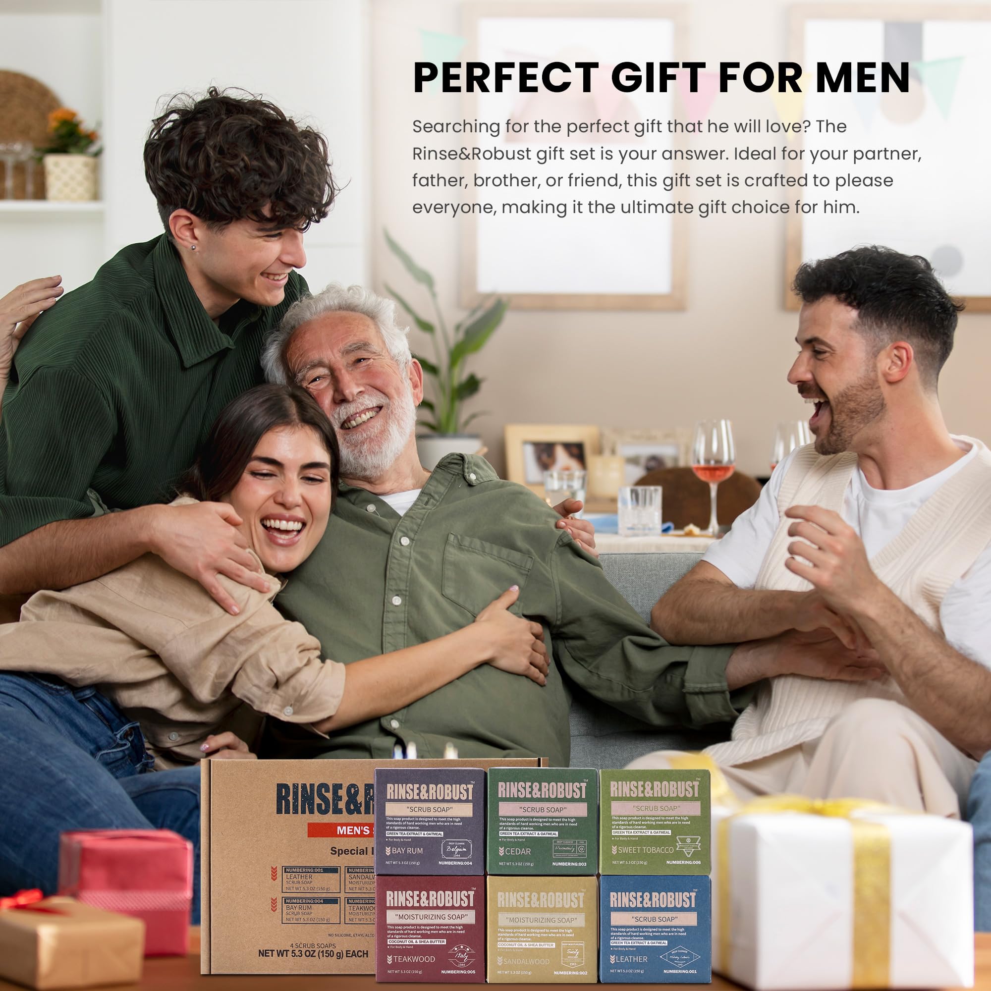 Rinse & Robust barra hidratante, humectación que deja la piel cómoda.