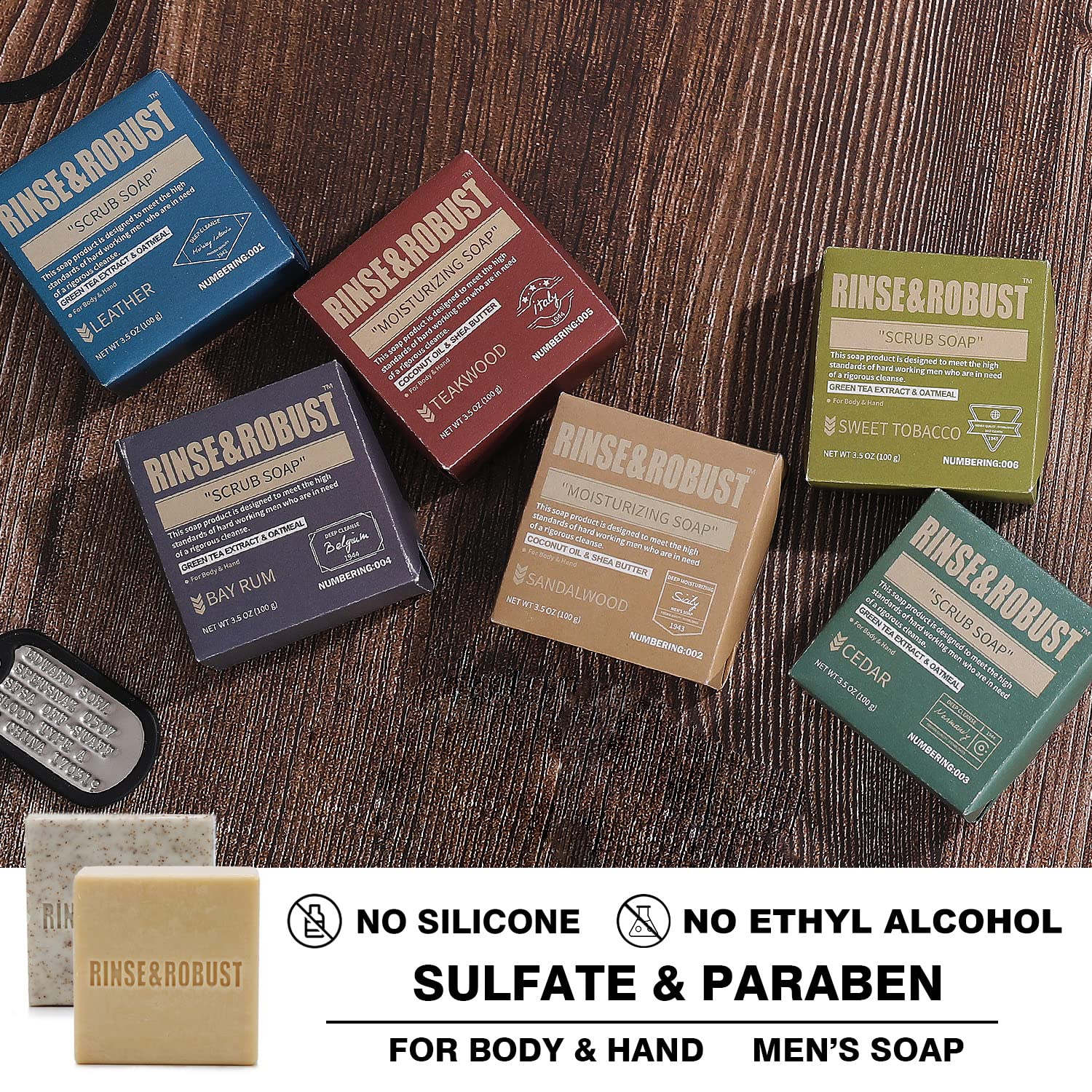 Empaque kraft de Rinse & Robust, presentación ecológica