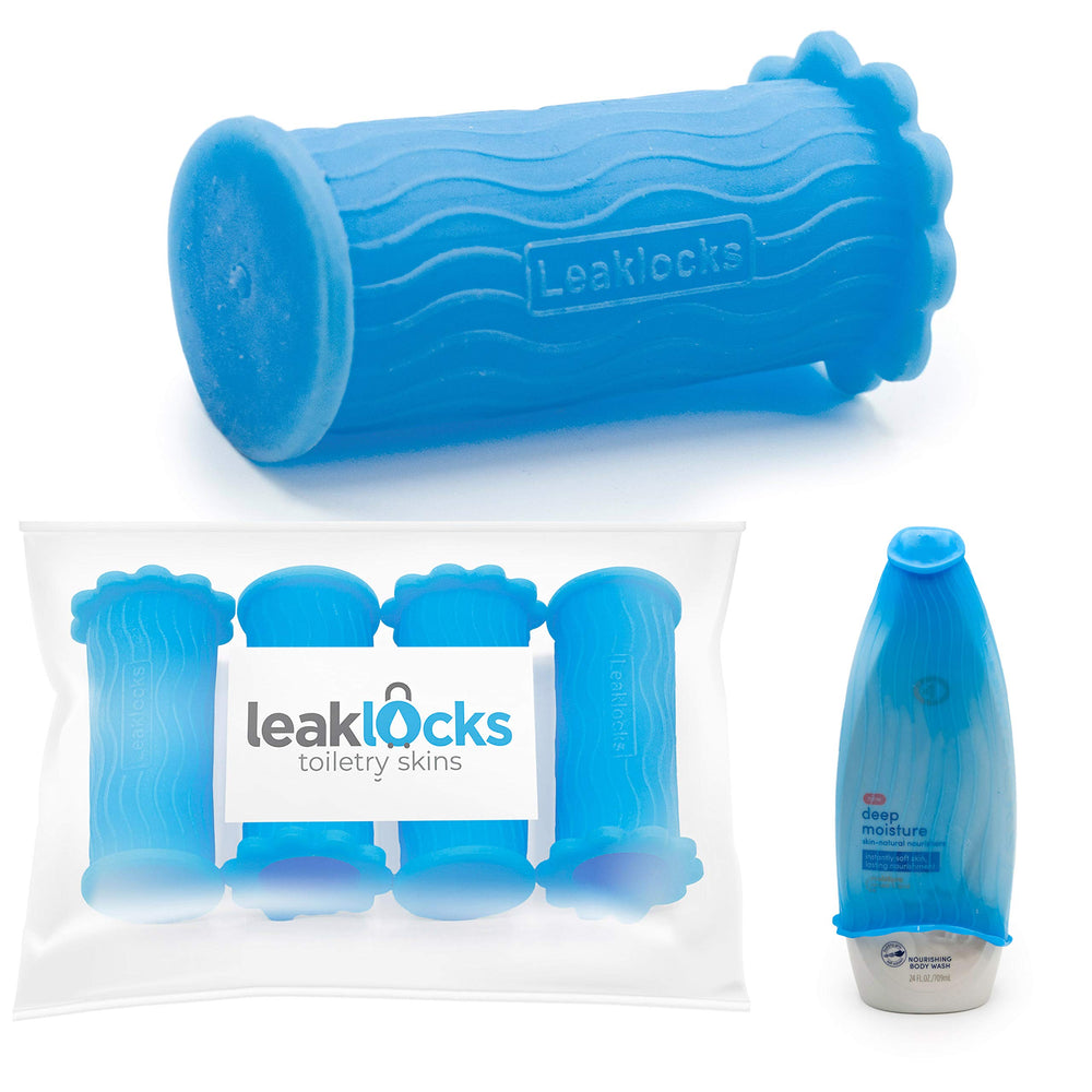 Rinseroo LeakLocks Skin con cierre hermético para evitar derrames en el transporte
