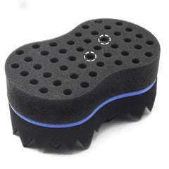 RioRand Esponja barbero torcido azul 4-5 pulgadas para peinados rapidos