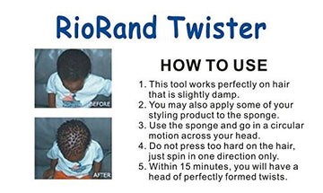 RioRand Paquete 1 esponja barbero azul para peinados diarios