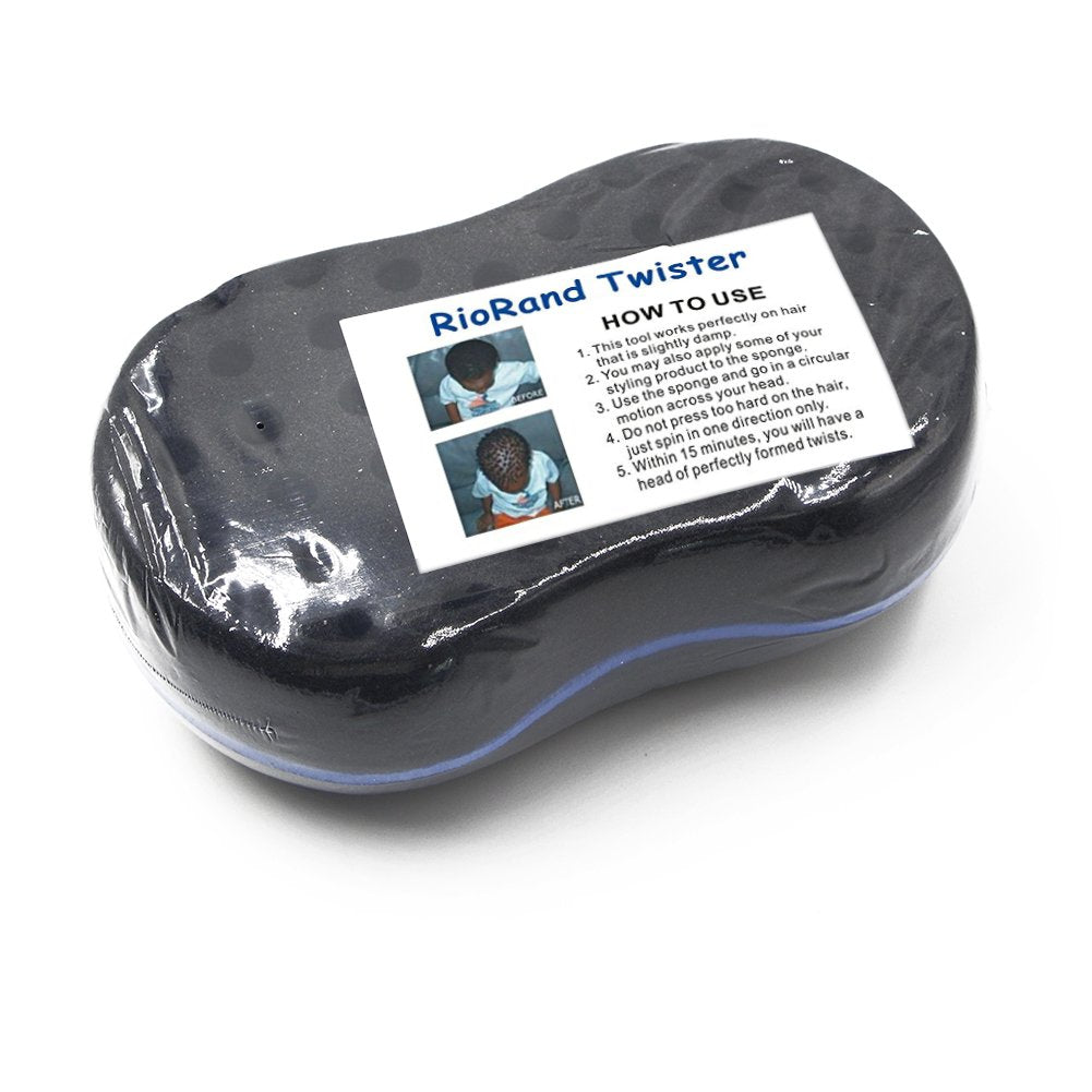 RioRand Solucion versatil para rizos afro y rastas, azul 4-5 pulgadas