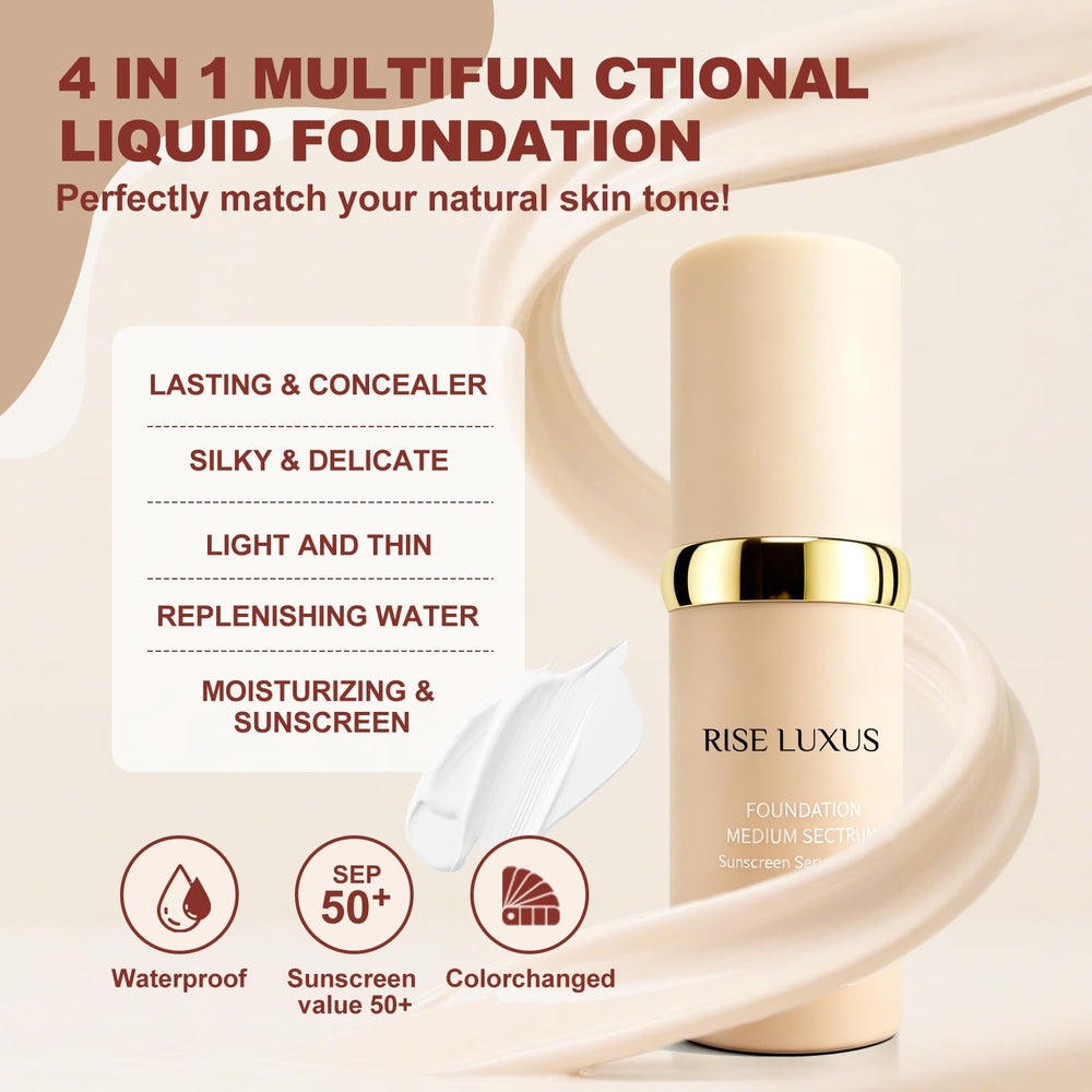 Aplicación suave de Rise Luxus Ultrablend para un ajuste perfecto.