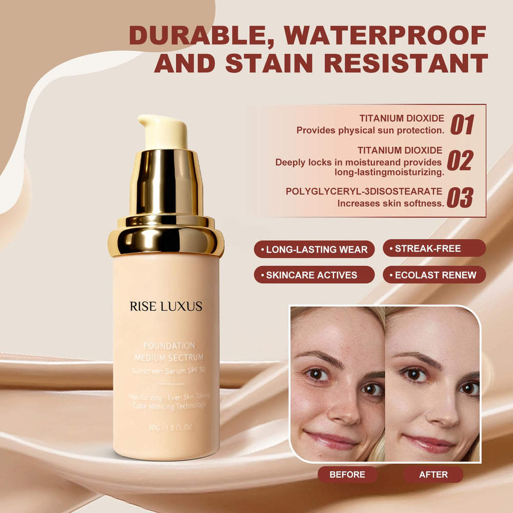 Rise Luxus Ultrablend ofrece textura hidratante que cuida la piel.