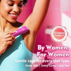 Risina Bikini Trimmer Curved Head fits private curves for precise grooming.