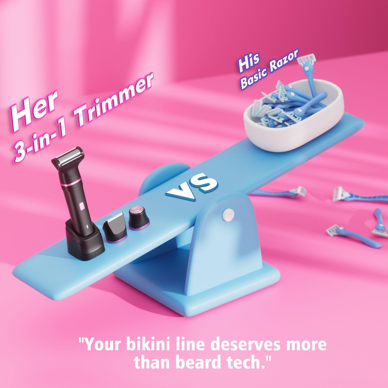 Risina Bikini Trimmer para cuerpo y zonas sensibles con resultados consistentes.