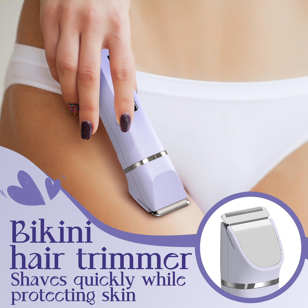 Risina razador eléctrico para mujer con filo cerámico y deslizamiento suave.