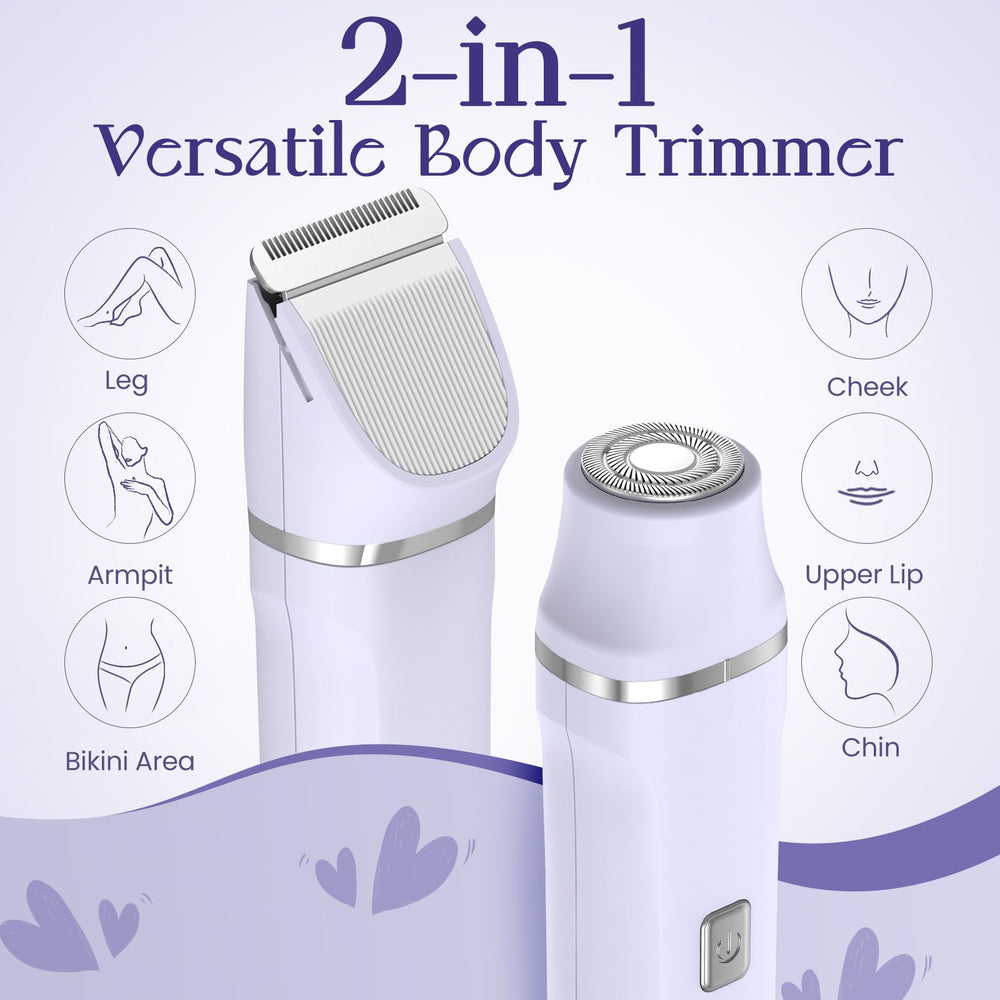 Risina razador eléctrico para mujer con cabeza facial para retoques diarios.