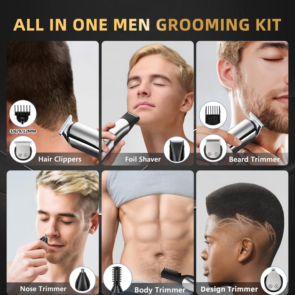 ritarga kit 14 en 1 para barba, nariz y cuerpo