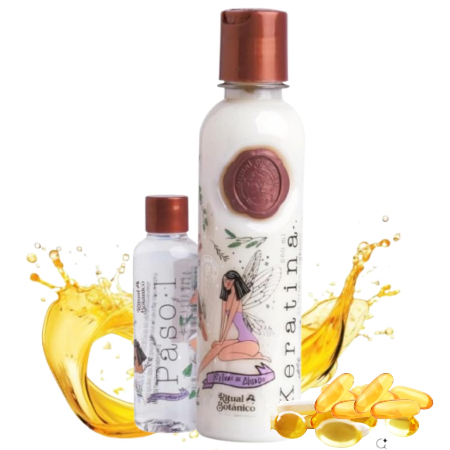 Ritual Botanico Keratina Organica 250ml: botella lista para uso seguro y profesional