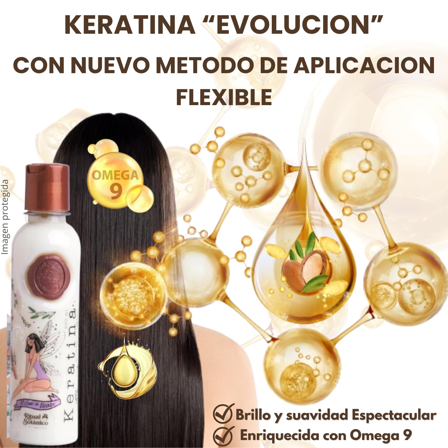 Ritual Botanico Keratina Organica Aplicacion Flexible: uso cómodo para cabellos con frizz leve