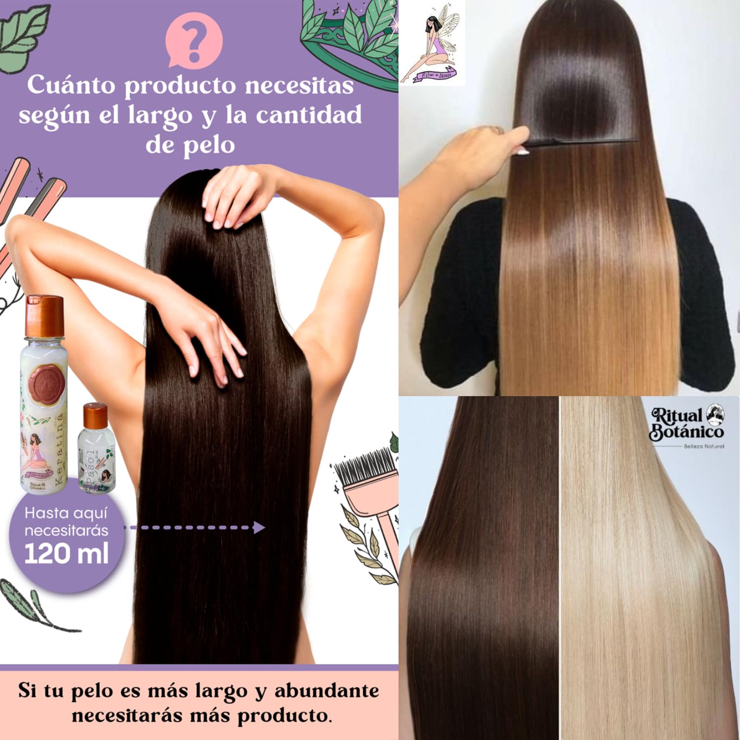 Ritual Botanico Keratina Organica Brillo Espejo: cabello con resplandor intenso y sedosidad
