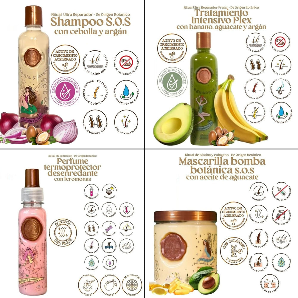 Skin Revolution Ritual Botánico Keratina Orgánica: fórmula libre de formol y amoníaco para uso delicado.