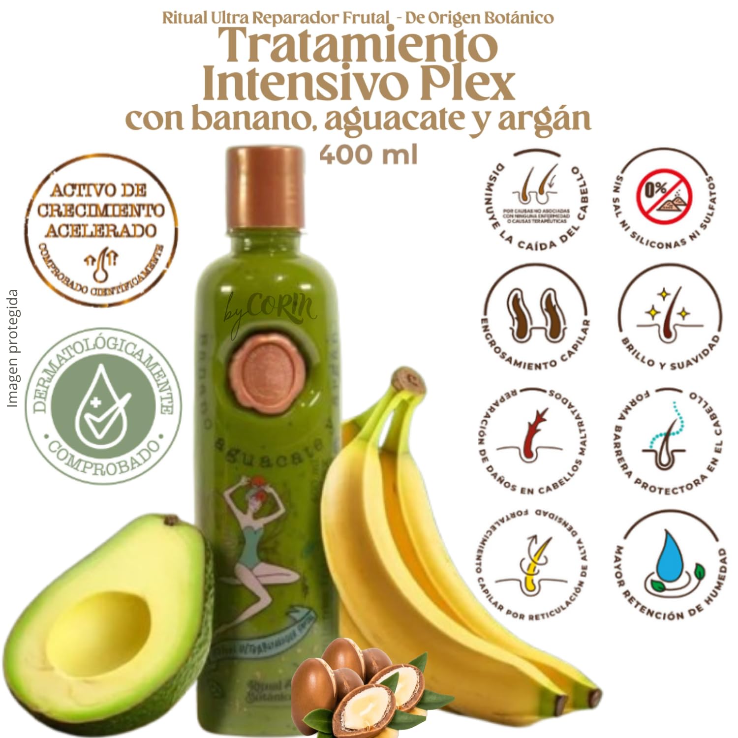 Ritual Botanico termoprotector con feromonas y desenredante para protección térmica