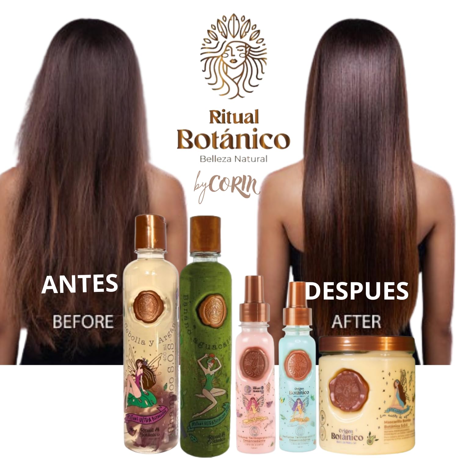 Ritual Botanico cabello más suave y manejable tras uso del kit