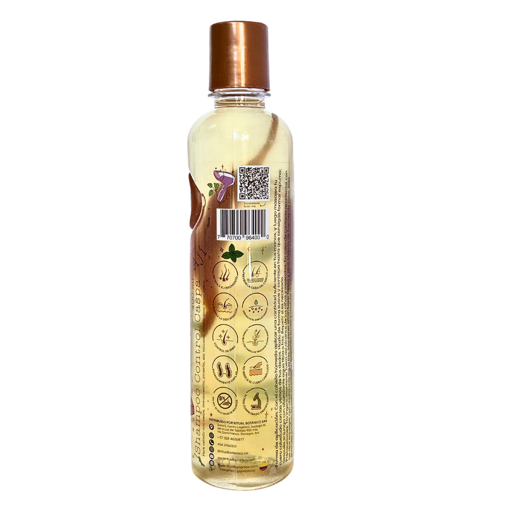 Ritual Botanico Menta: extracto natural que aporta sensación refrescante al cuero cabelludo.