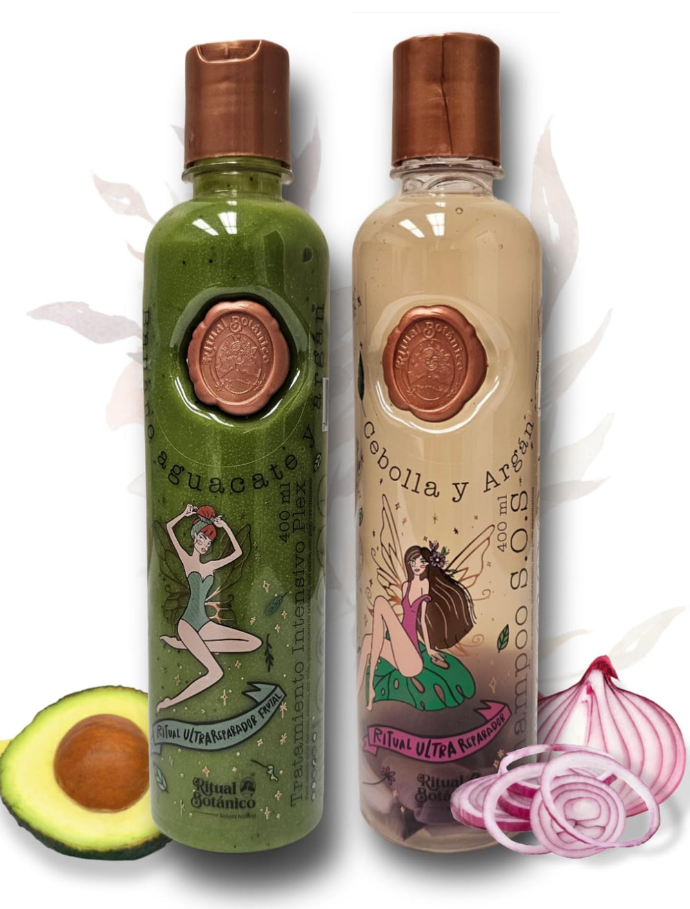 Ritual Botánico Ultra Reparador: botella con Cebolla y Argán mejora el cabello