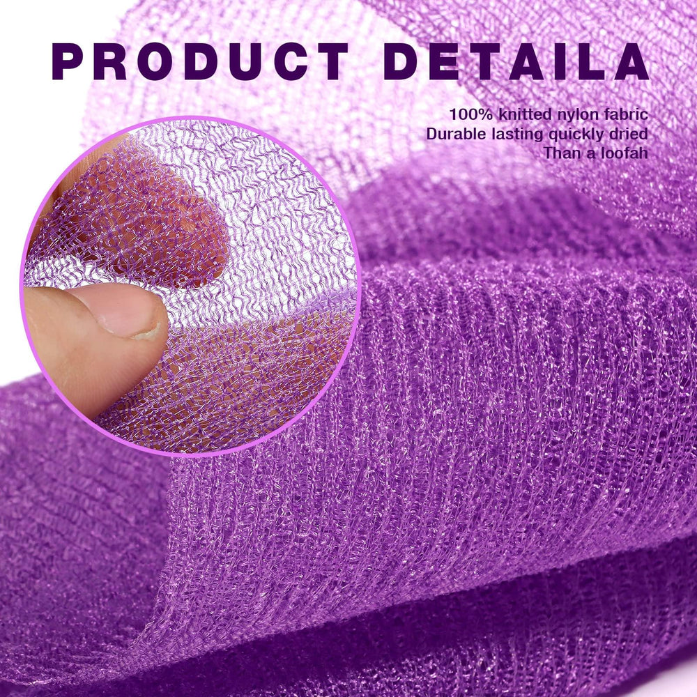 RIUOTA esponja exfoliante para cuerpo, textura abrasiva para eliminar impurezas.